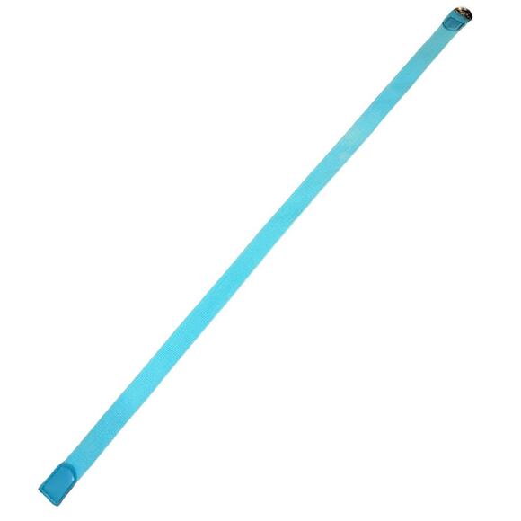 Vintage Adjustable Light Blue Fabric Belt - Small/Medium Waist - Picture 11 of 16